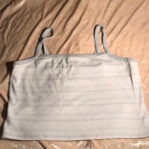 Cropped, stripped top